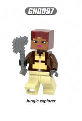 Minecraft Explorer Archer Villager Building Brick Minifigure Custom Set